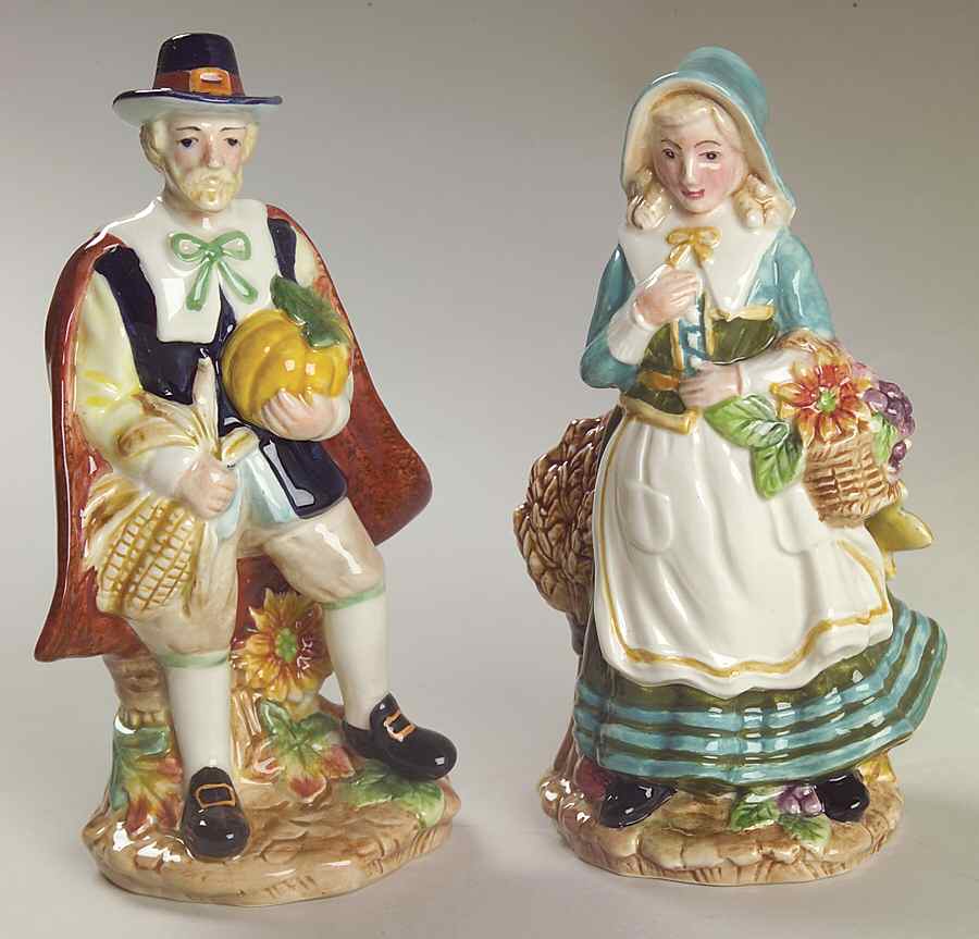 Harvest Heritage Salt & Pepper Set by Fitz & Floyd-1