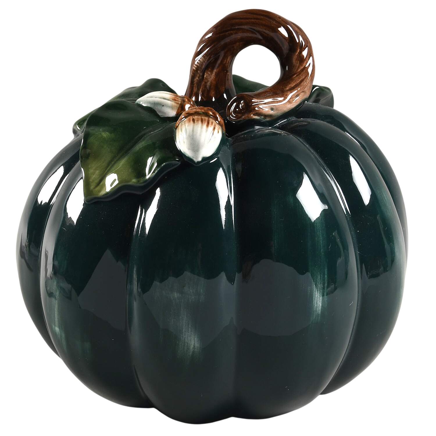 Halloween Harvest Pumpkin Figurine by Fitz & Floyd-1