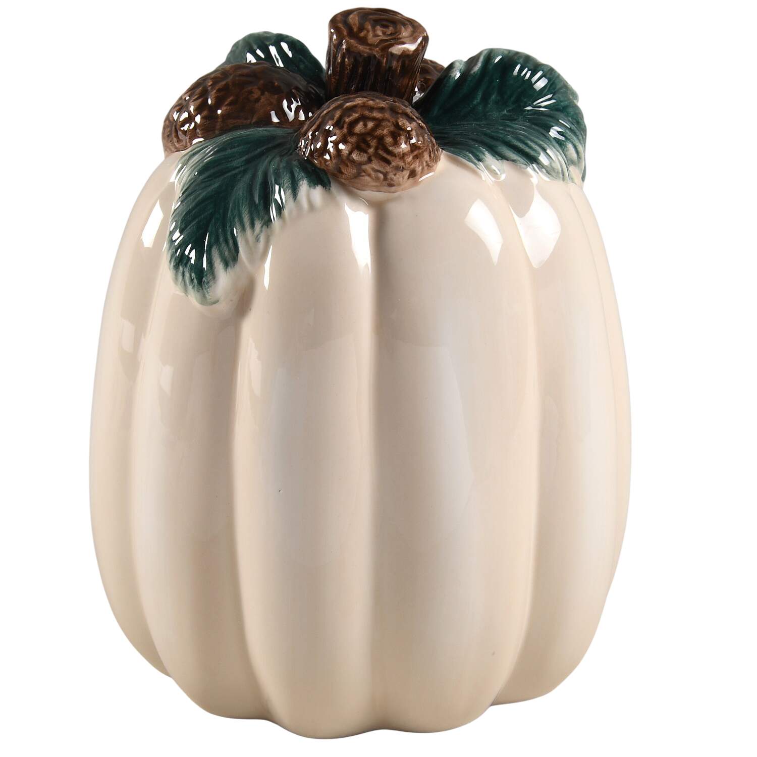 Halloween Harvest Pumpkin Figurine by Fitz and Floyd-1