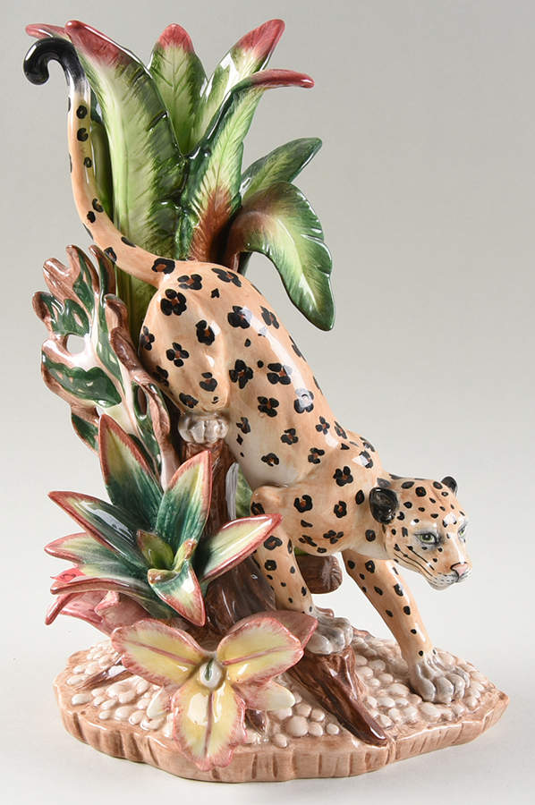 Exotic Jungle Single Light Candlestick by Fitz & Floyd-1