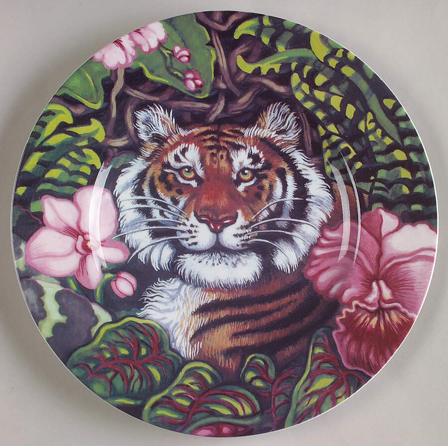 Exotic Jungle Salad Plate by Fitz & Floyd-1