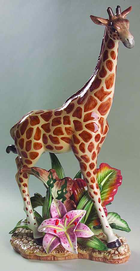 Exotic Jungle Giraffe Figurine by Fitz & Floyd-1