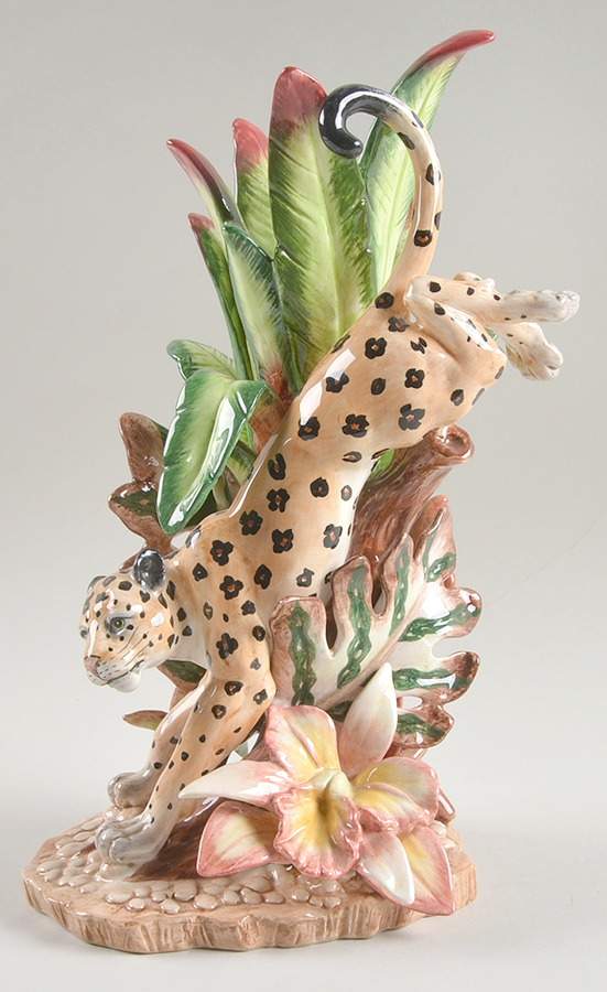 Exotic Jungle Single Light Candlestick by Fitz & Floyd-1