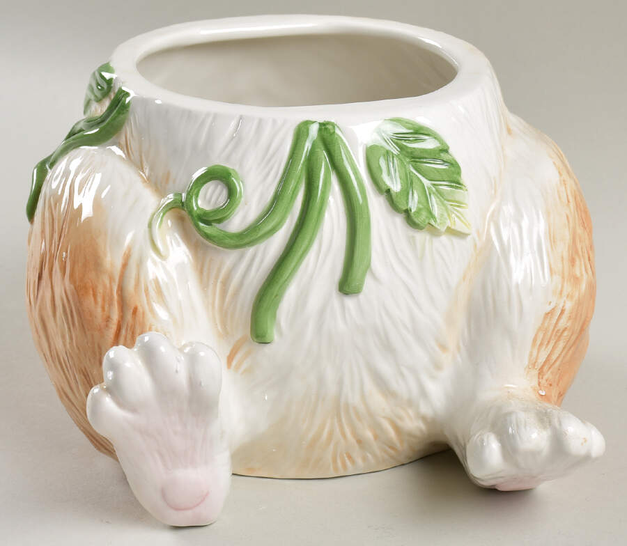 Halcyon Cookie Jar No Lid by Fitz & Floyd-1