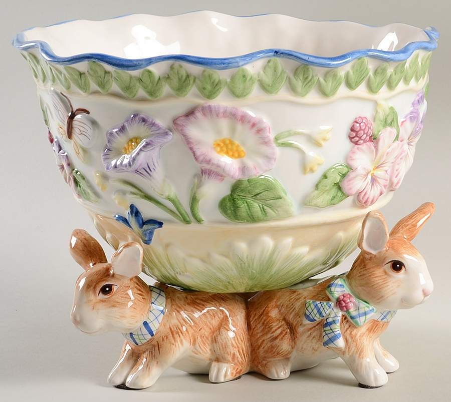 Halcyon 9" Footed Bowl by Fitz & Floyd-1
