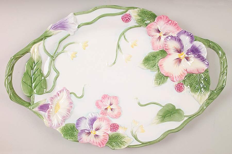 Halcyon 19" Oval Serving Platter by Fitz & Floyd-1