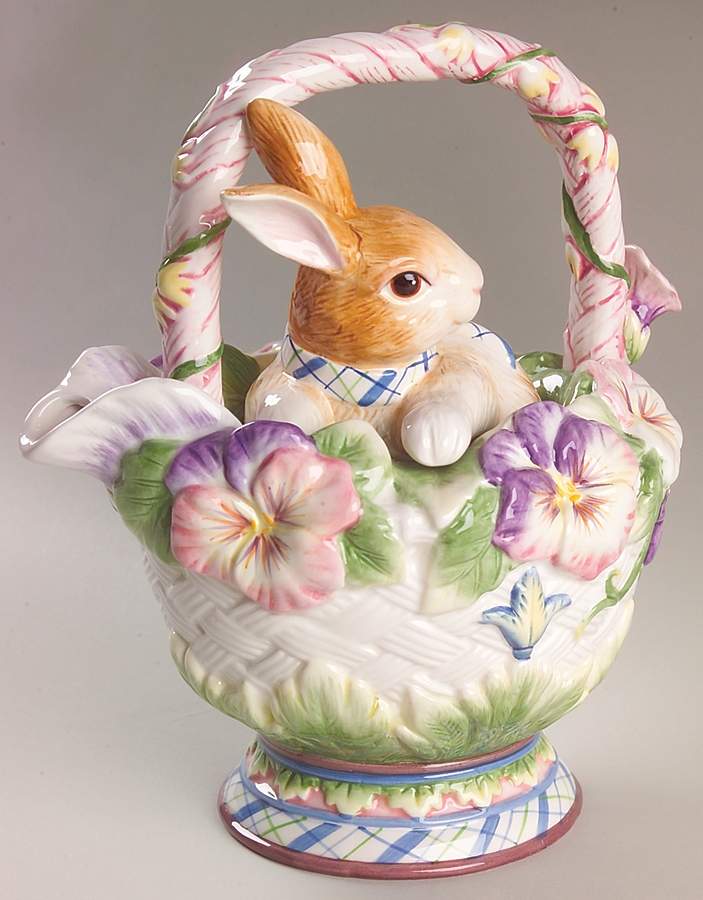 Halcyon Teapot & Lid by Fitz & Floyd-1