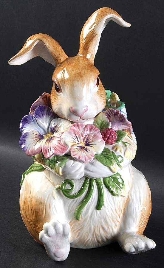 Halcyon Cookie Jar & Lid by Fitz & Floyd-1