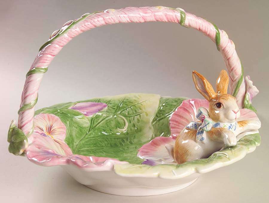 Halcyon 11" Handled Basket by Fitz & Floyd-1