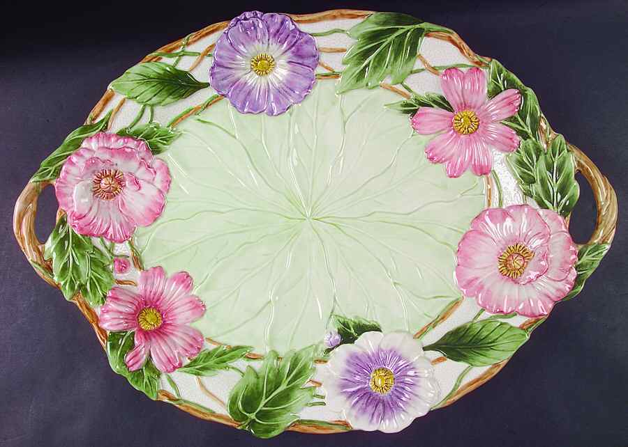 Fauna And Flora 19" Oval Serving Platter by Fitz & Floyd-1