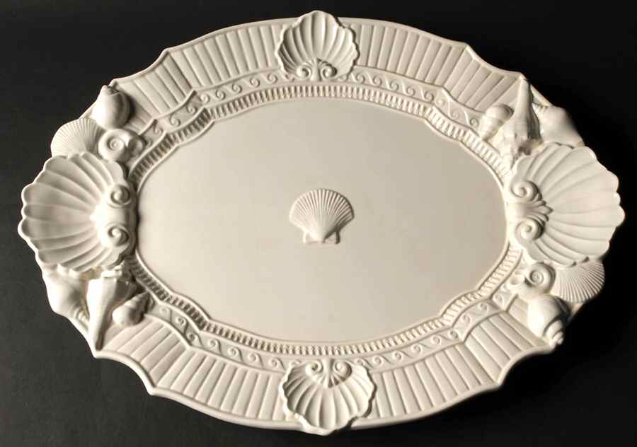 Atlantis 19" Oval Serving Platter by Fitz & Floyd-1