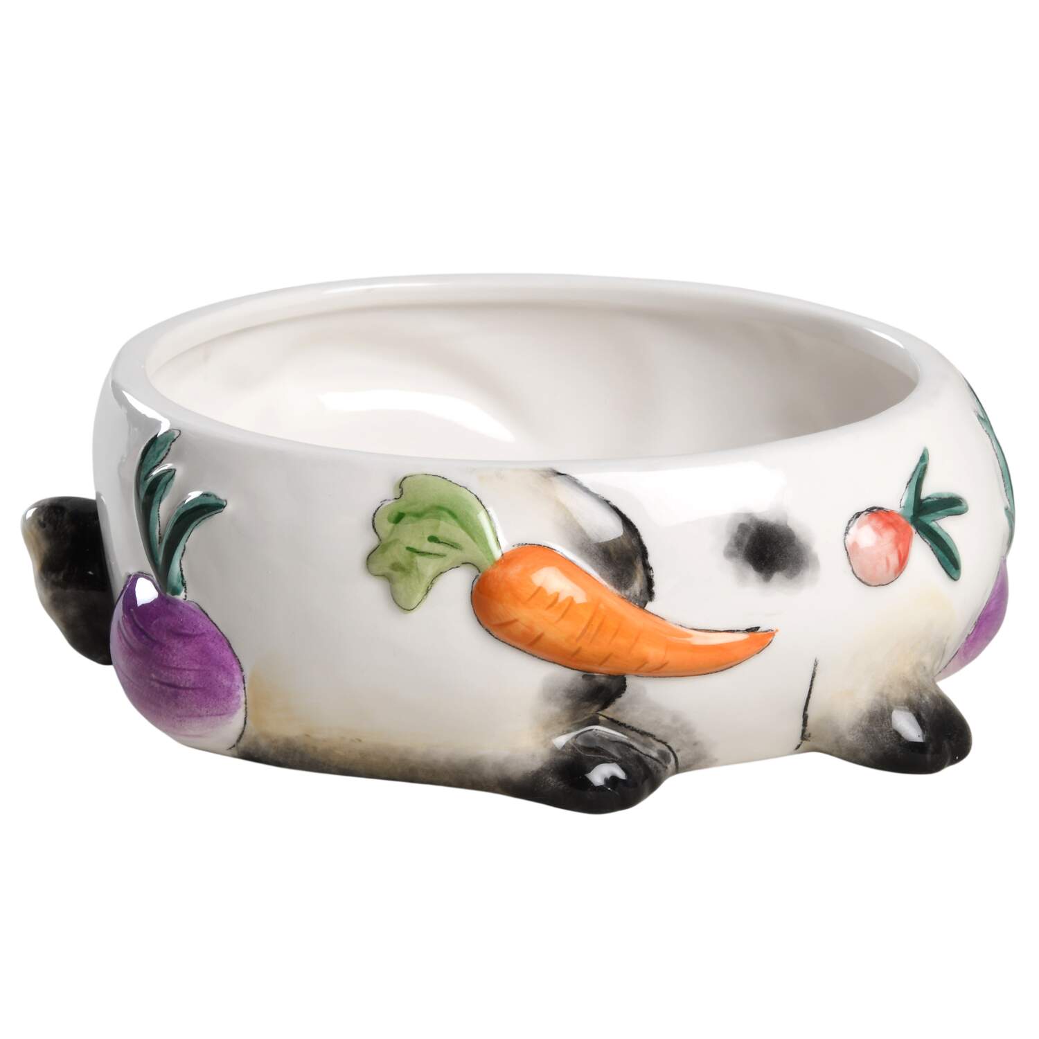 Spotted Rabbit Oval Box No Lid by Fitz & Floyd-1