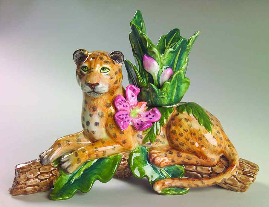 Serengeti (Giftware) 6" Candlestick by Fitz & Floyd-1