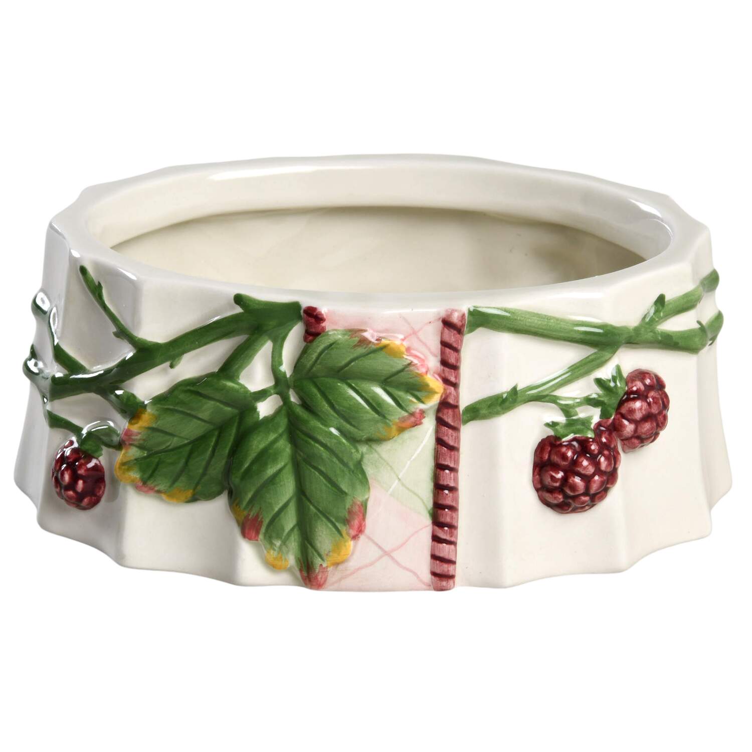 Blackberry Rabbit Oval Box No Lid by Fitz & Floyd-1
