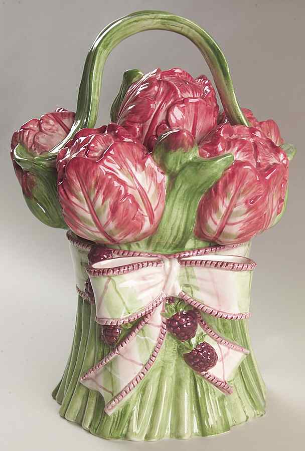 Blackberry Rabbit Figural Canister & Lid by Fitz & Floyd-1