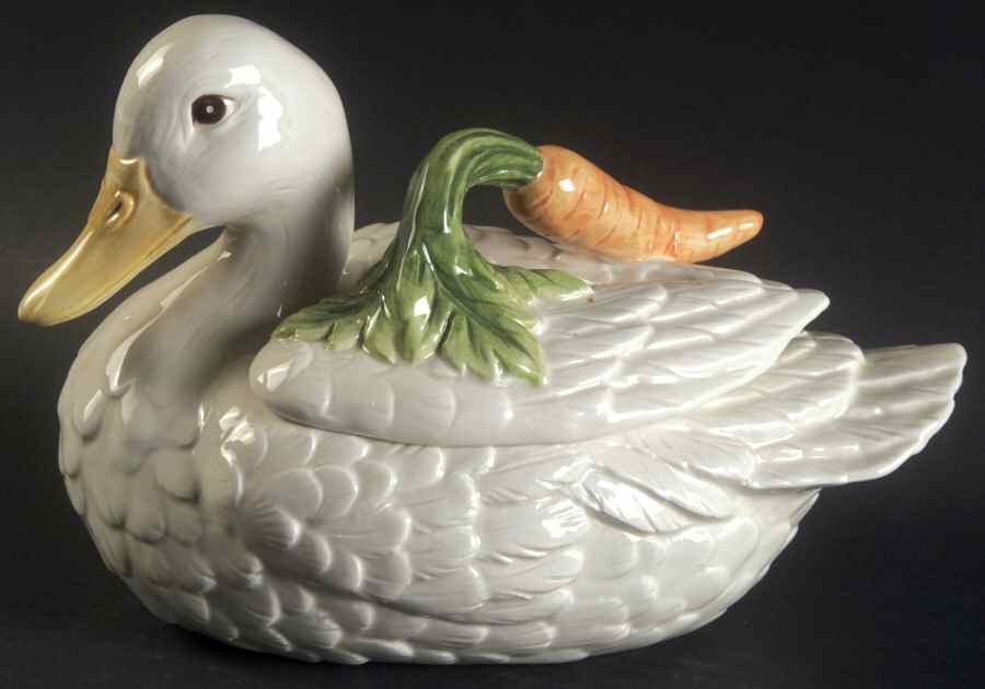 Le Canard Oval Box & Lid by Fitz & Floyd-1