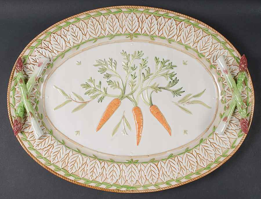 Le Canard 18" Oval Serving Platter by Fitz & Floyd-1