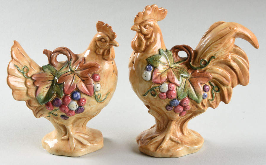 Tuscan Villa Figural Salt & Pepper Set by Fitz & Floyd-1