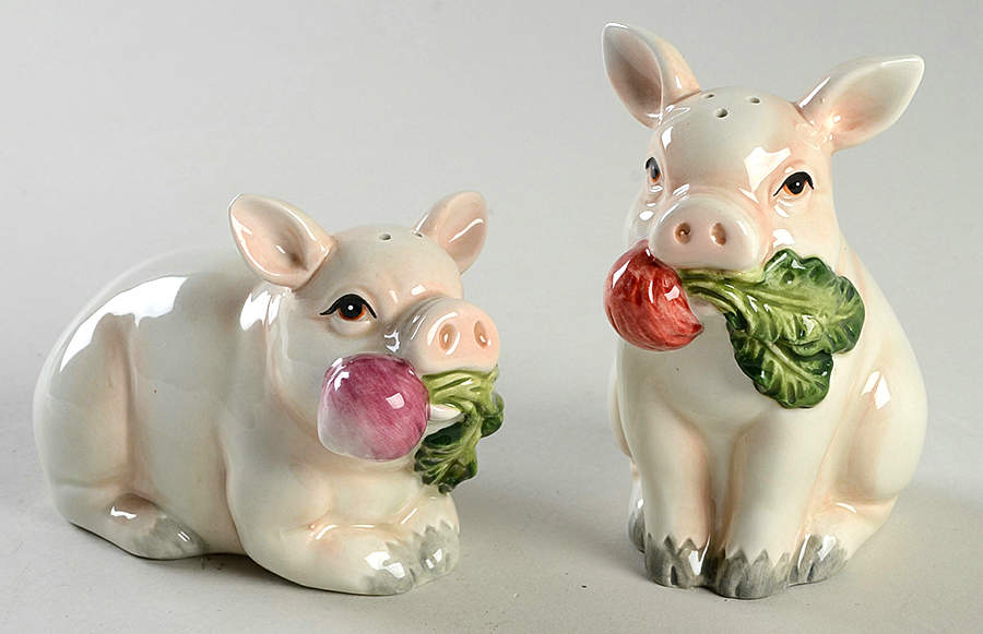 French Market Salt & Pepper Set by Fitz & Floyd-1