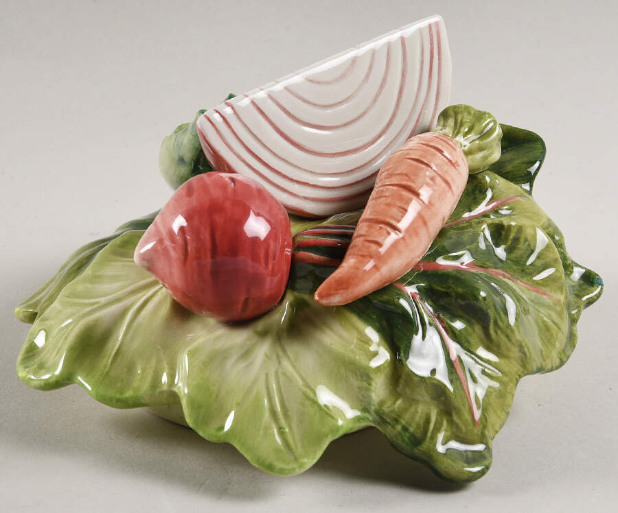 French Market Lid for Figural Cookie Jar by Fitz & Floyd-1