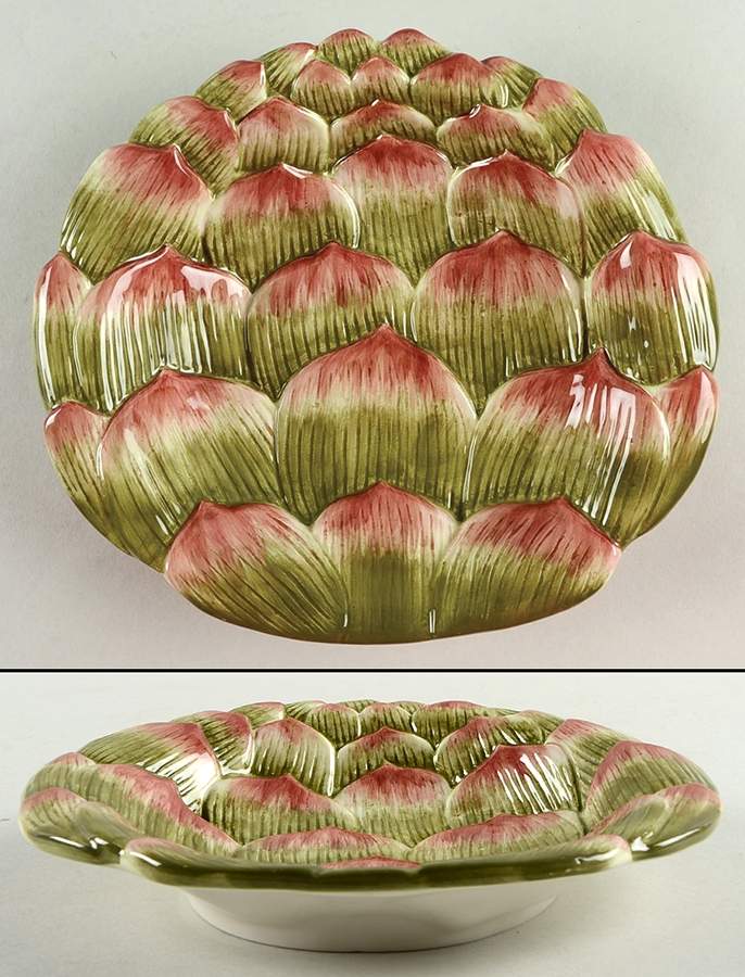 French Market Figural Canape Plate by Fitz & Floyd-1