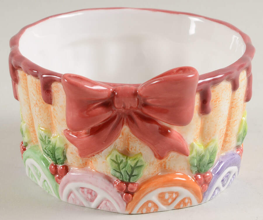 Nutcracker Sweets (Intro 2002) Round Box No Lid by Fitz & Floyd-1