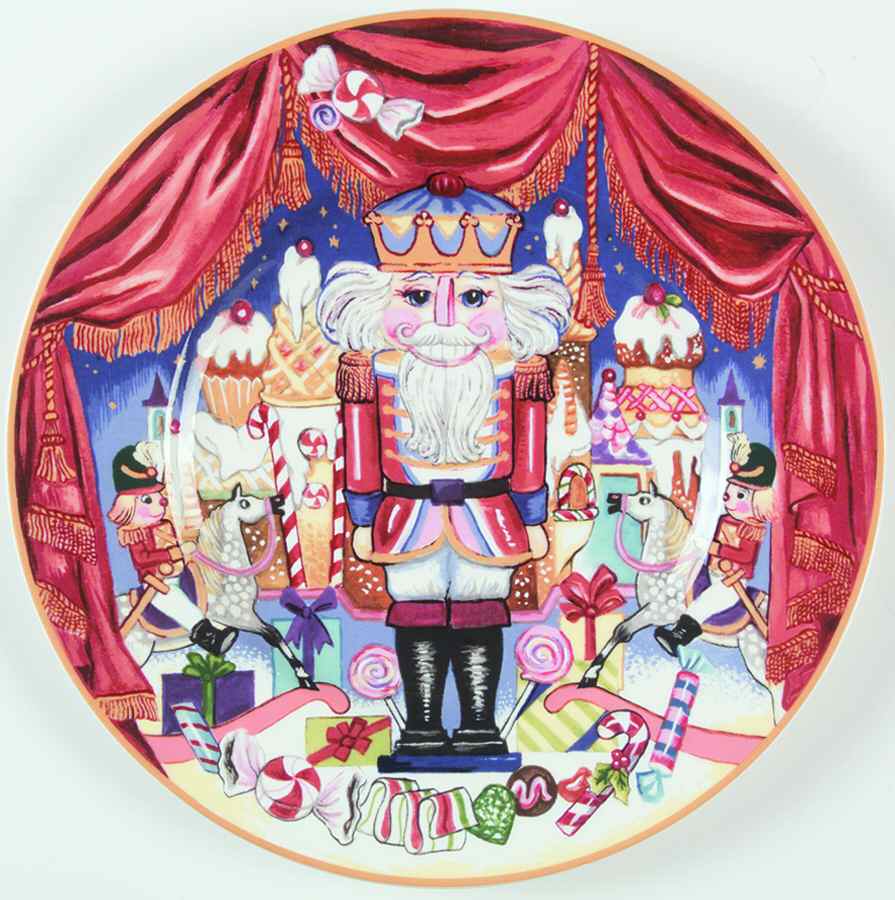 Nutcracker Sweets (Intro 2002) Salad Plate by Fitz & Floyd-1
