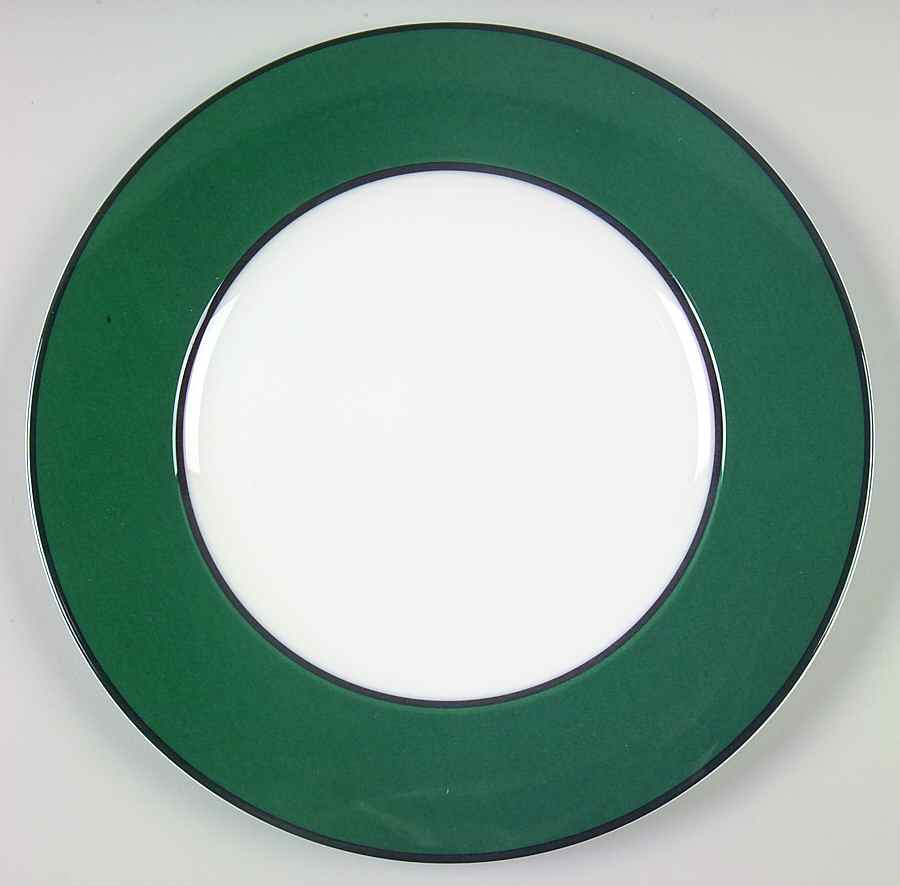 Correlations Emerald Dinner Plate by Fitz & Floyd-1