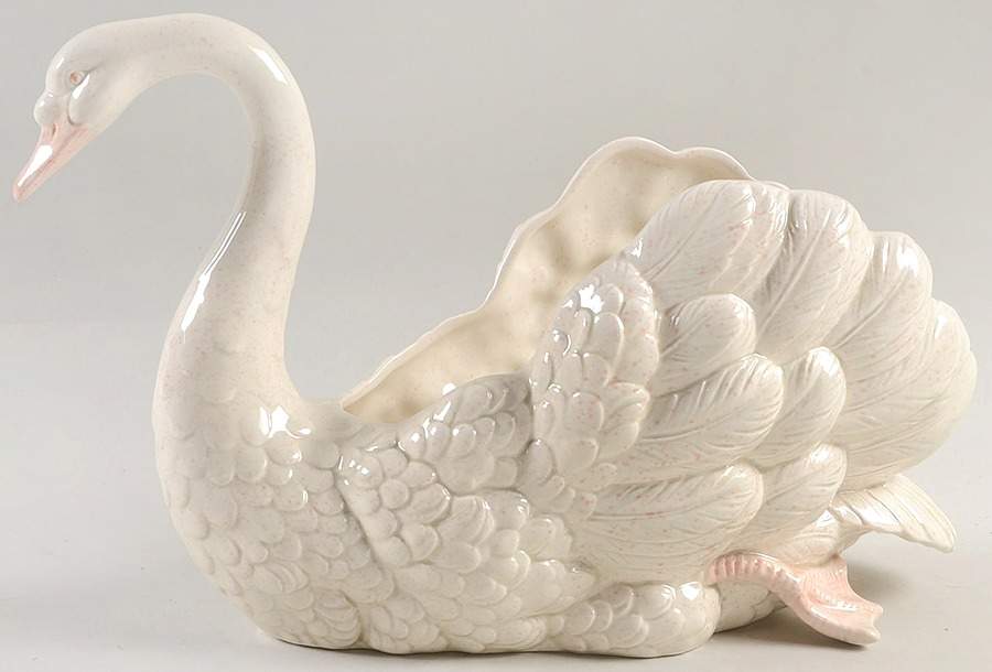 Swans Centerpiece by Fitz & Floyd-1