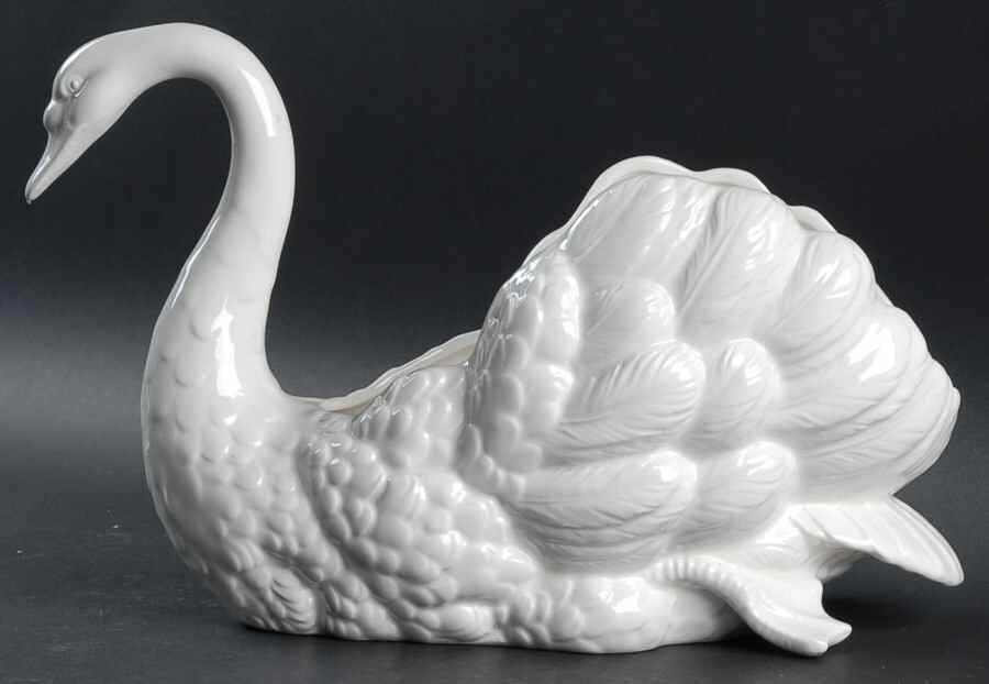 Swans Medium Swan Planter by Fitz & Floyd-1