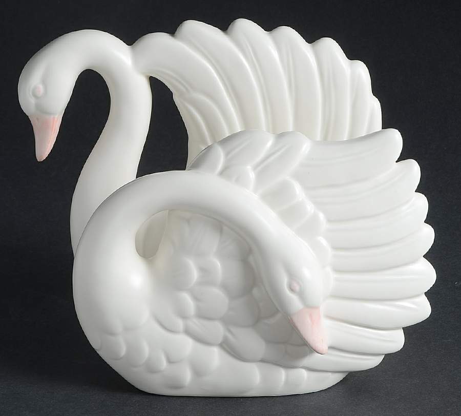 Swans Napkin Holder by Fitz & Floyd-1