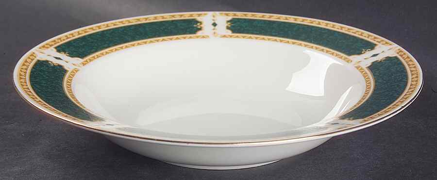 Emerald Garden Large Rim Soup Bowl by Farberware-1