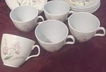 4226 Flat Cup & Saucer Set by Foley-1