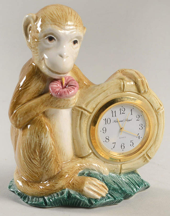 Rain Forest Quartz Clock by Fitz & Floyd-1