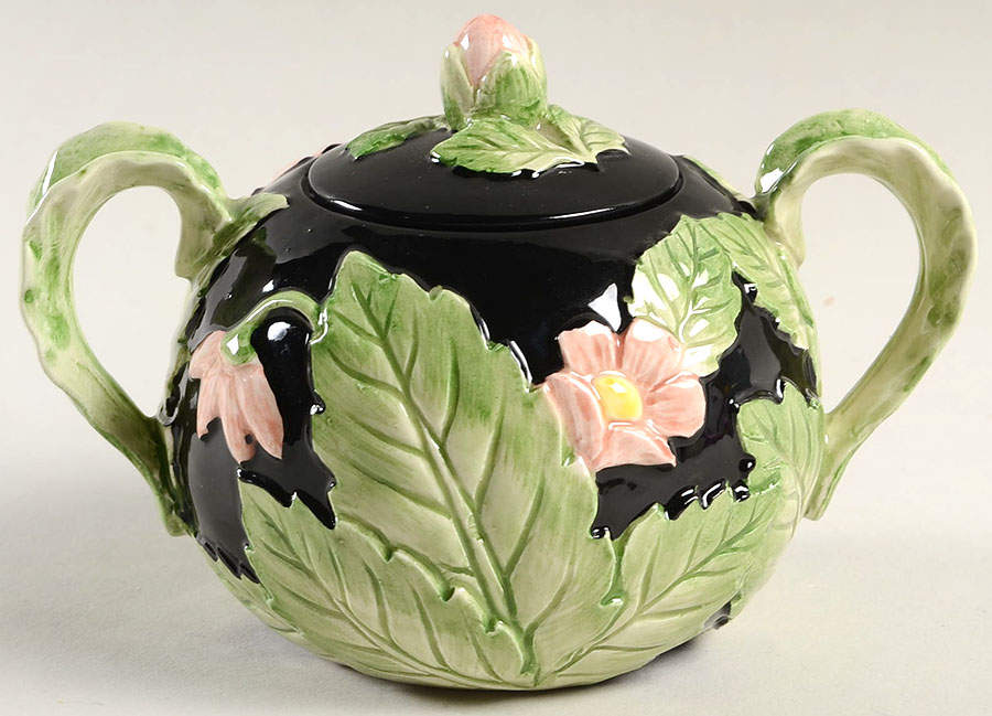 Rain Forest Sugar Bowl & Lid by Fitz & Floyd-1