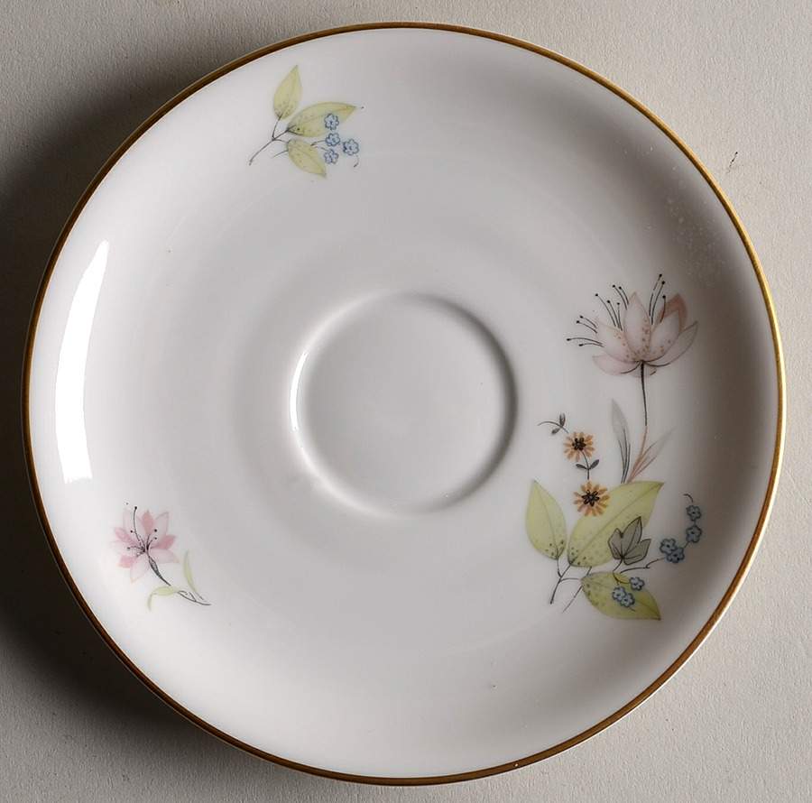 Hermosa (Gold Trim) Saucer by Franconia-Krautheim & Adelburg-1