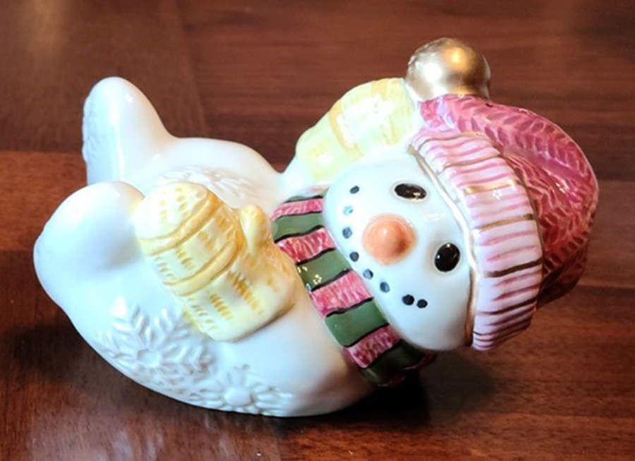 Frosty Folks Figural Pepper Shaker by Fitz & Floyd-1