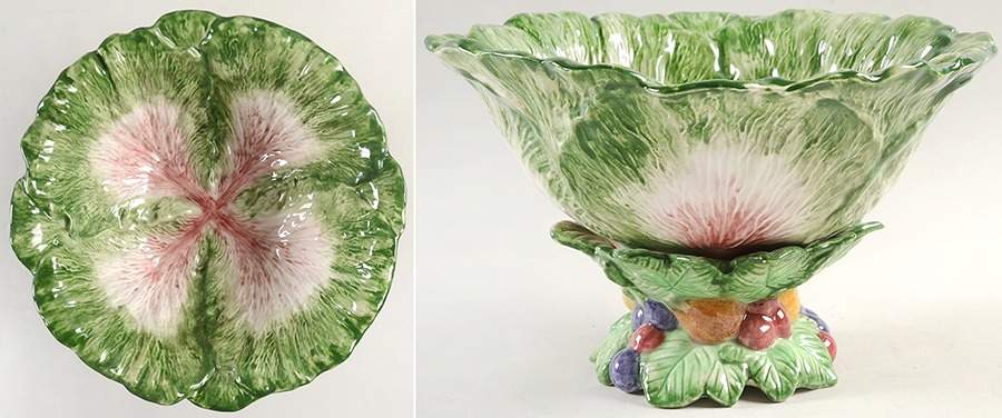 Italian Fruit 10" Footed Bowl by Fitz & Floyd-1