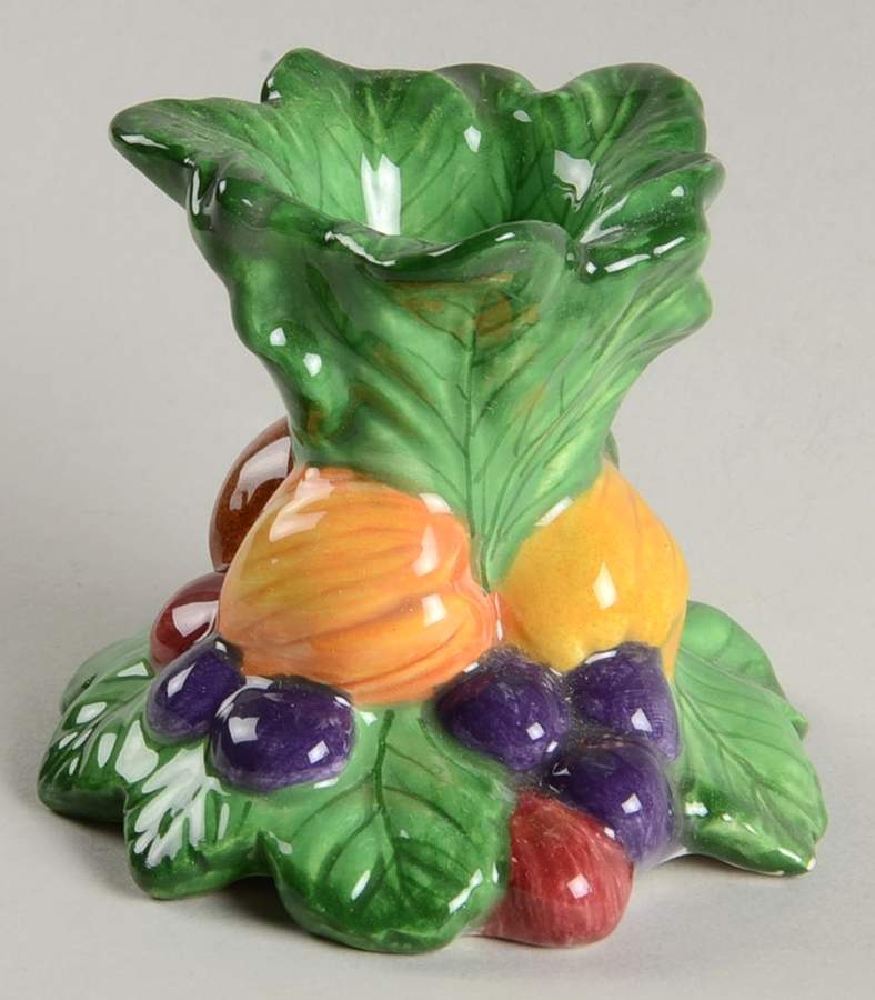 Italian Fruit 3" Candlestick by Fitz & Floyd-1
