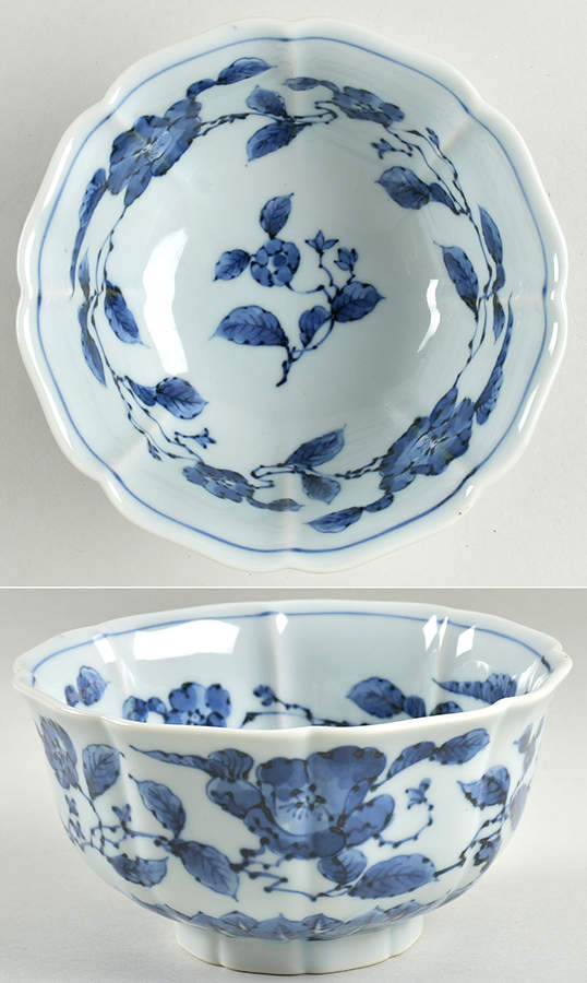 Camellia 6" Scalloped Bowl by Fitz & Floyd-1