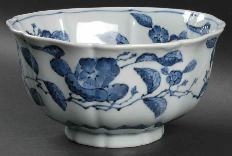 Camellia 8" Scalloped Bowl by Fitz & Floyd-1