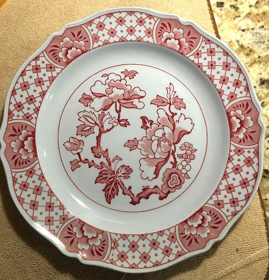 Mandarin Red Dinner Plate by Fondeville-1