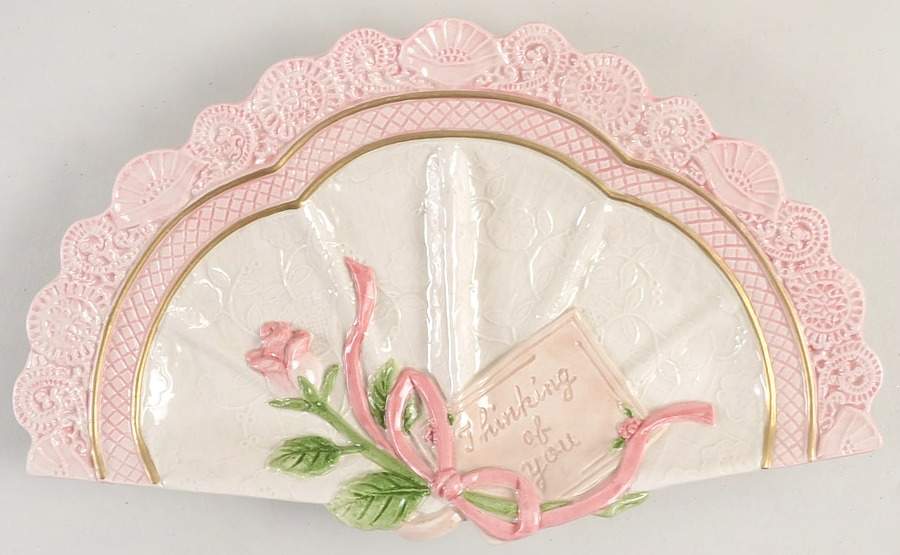 Victorian Postcards Fan Tray by Fitz & Floyd-1