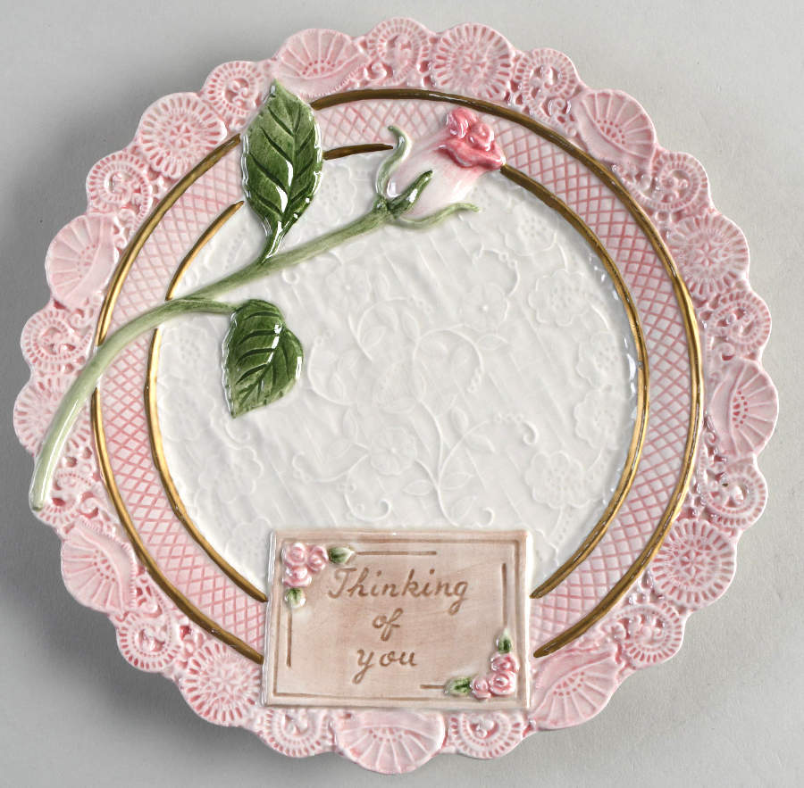 Victorian Postcards Canape Plate by Fitz & Floyd-1