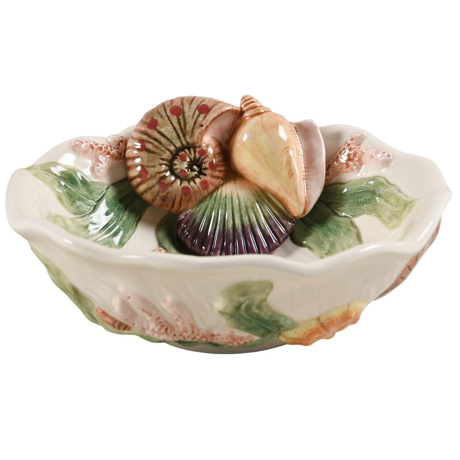 Oceana (Multicolor Shells) 2" Open Potpourri by Fitz & Floyd-1