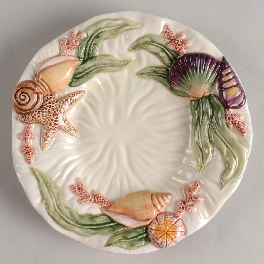 Oceana (Multicolor Shells) Appetizer Plate by Fitz & Floyd-1