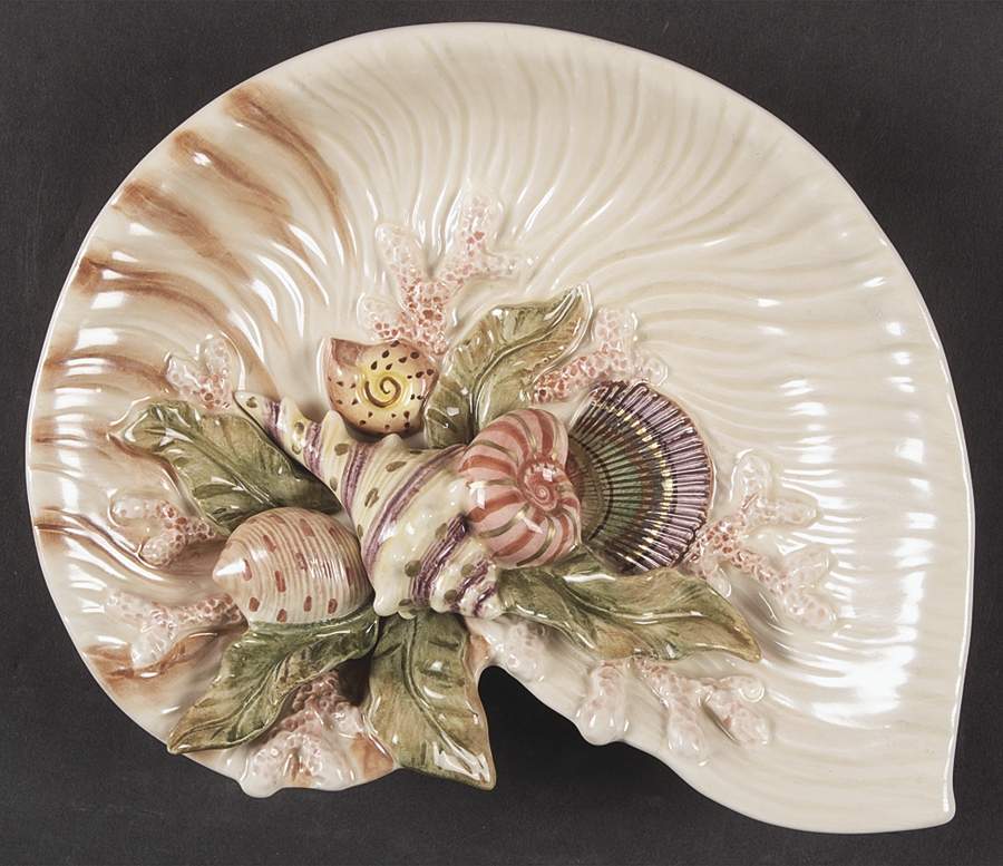 Oceana (Multicolor Shells) Relish by Fitz & Floyd-1