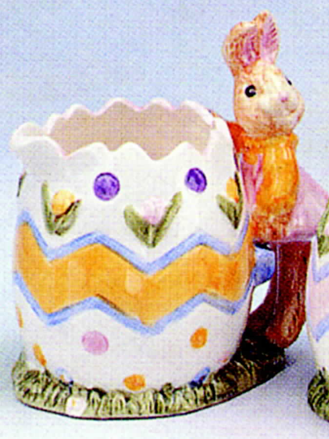 Egg Spress Painting Creamer by Fitz & Floyd-1