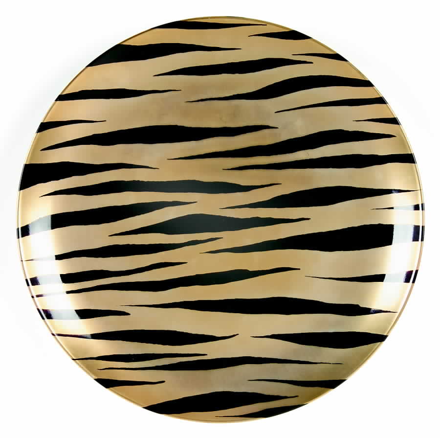 Zebra d'Or Salad Plate by Fitz & Floyd-1