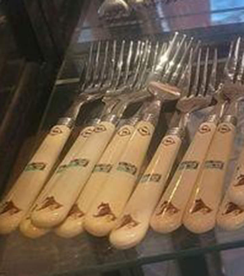 Cedar Valley Stables Dinner Fork (7 1/2" or Larger) by Folkcraft-1